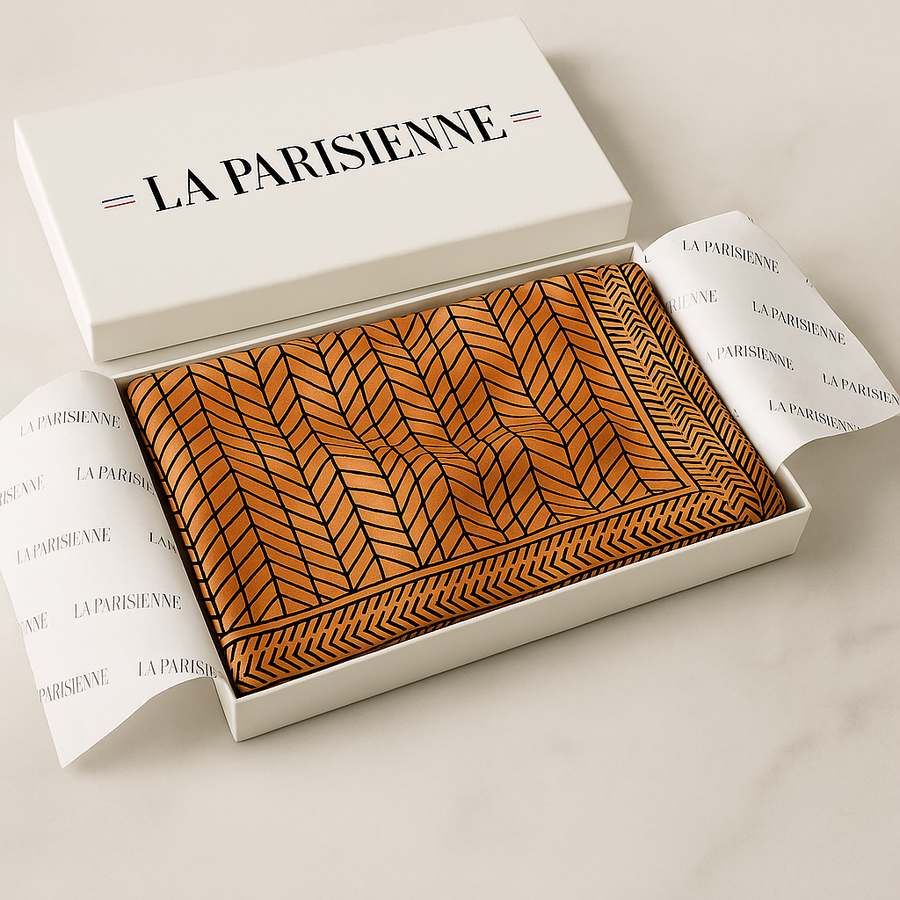 100% Silk Indian Pattern Square Woman | La Parisienne
