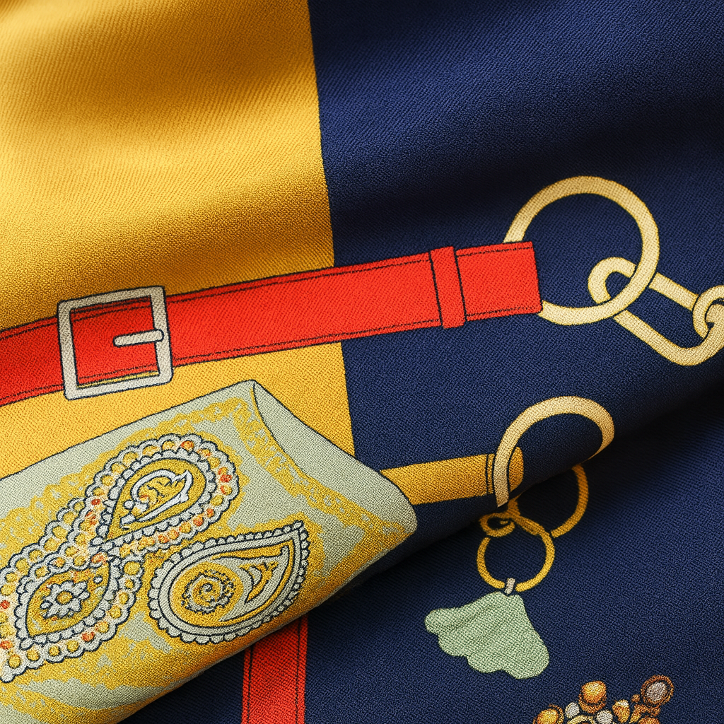 Women's 100% Silk Navy Blue Square | La Parisienne