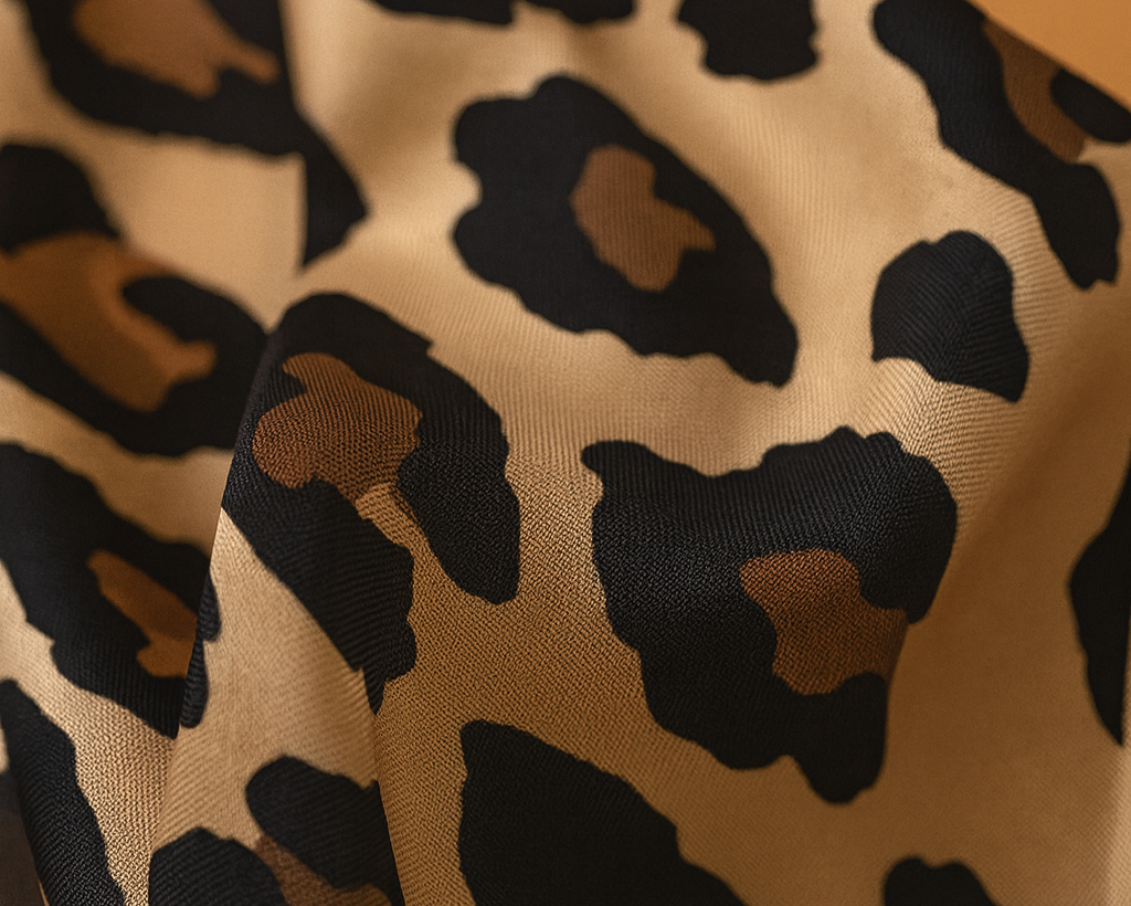 Women's 100% Silk Chic Leopard Decoration Square | La Parisienne