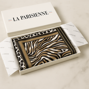 Women's 100% Silk Zebra Design Square | La Parisienne