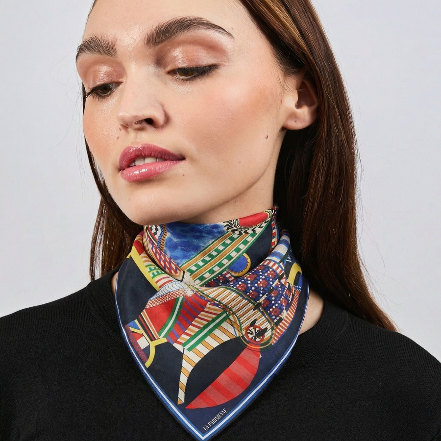 100% Silk Signature Square | La Parisienne