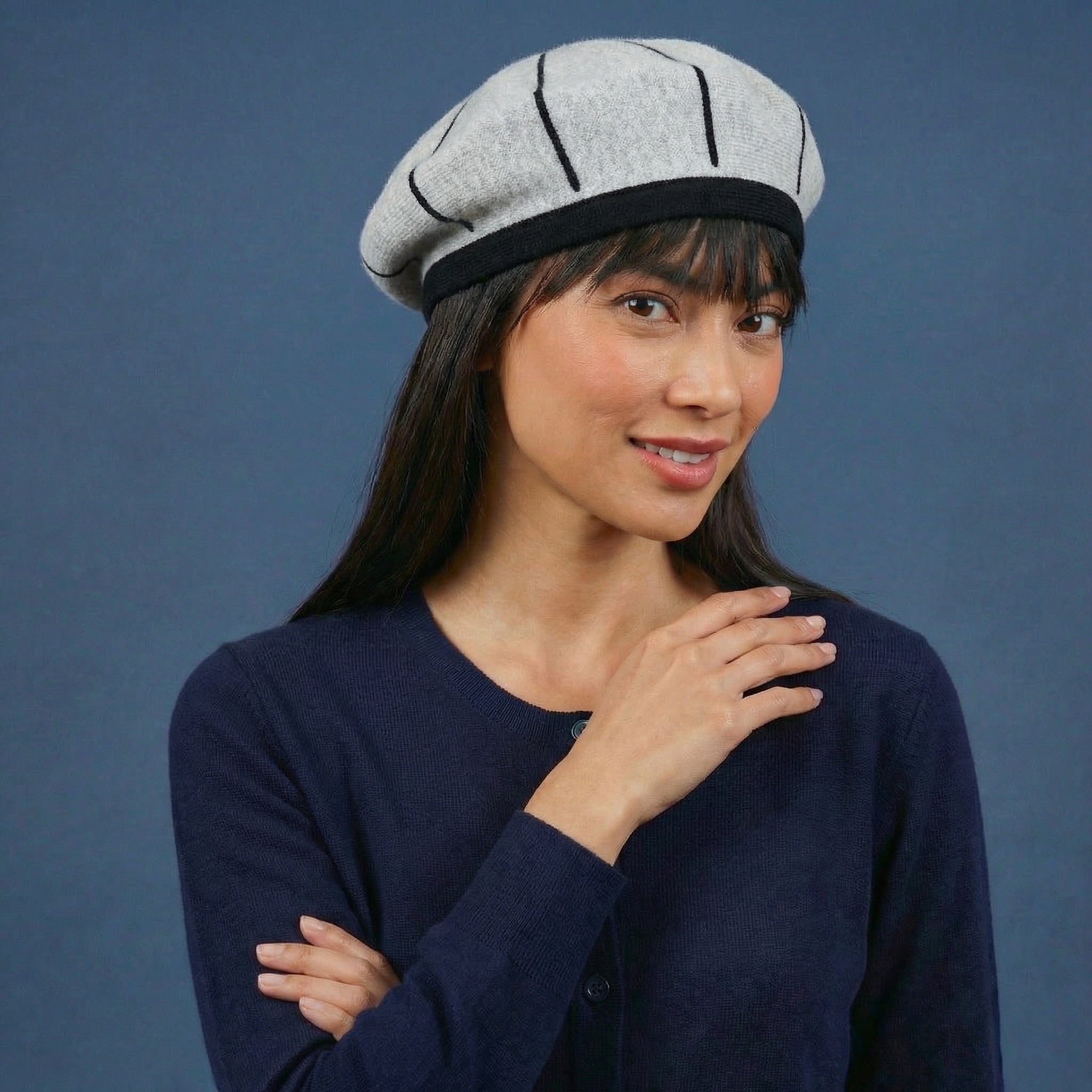 Chic Women's Beret 100% Cashmere | La Parisienne