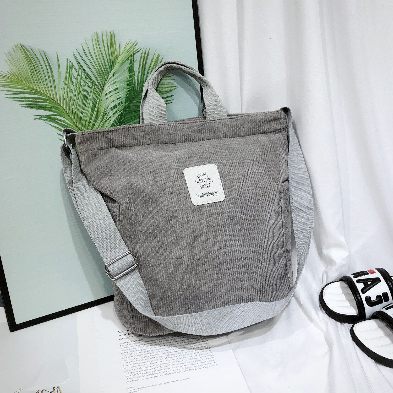 Lightweight Corduroy Bag | La Parisienne