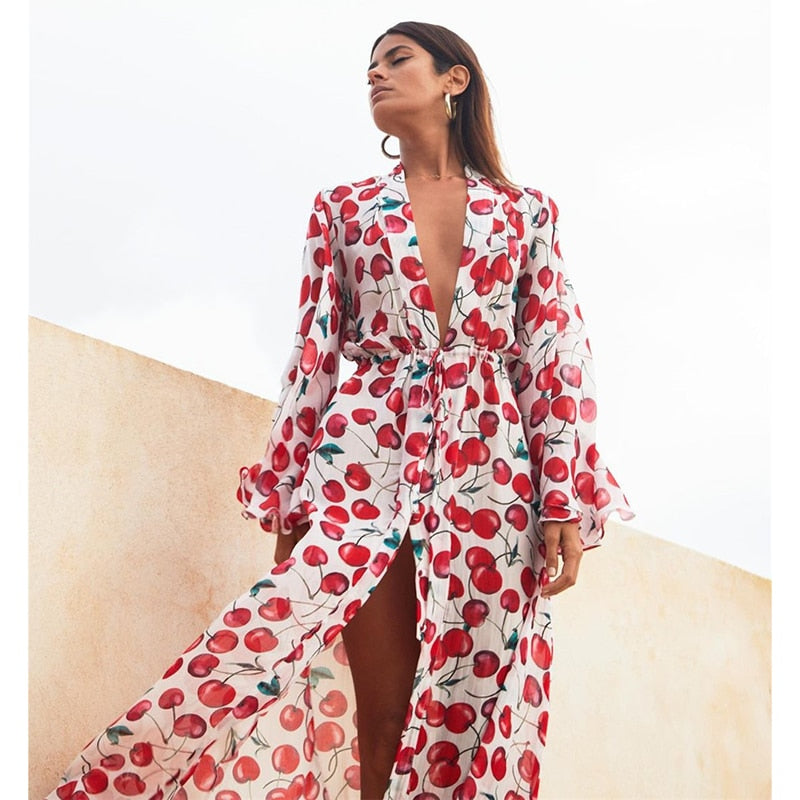 Elegant Beach Kimono | La Parisienne