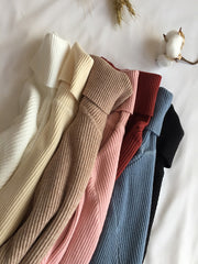 Women's cotton turtleneck sweater | La Parisienne