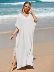 Chic White Beach Dress for Women | The Parisian