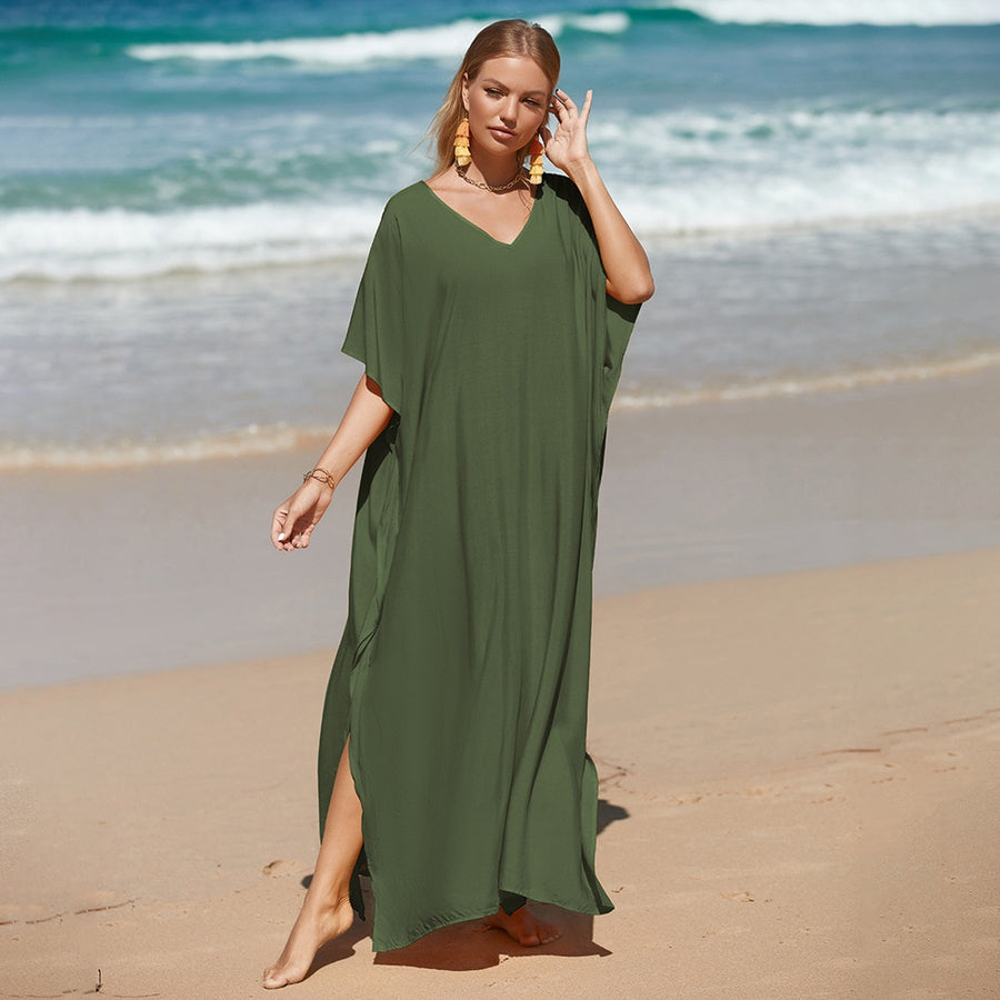 Chic Green Beach Dress for Women | The Parisian 