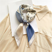Square 100% Silk Scarf Decoration Moon | La Parisienne