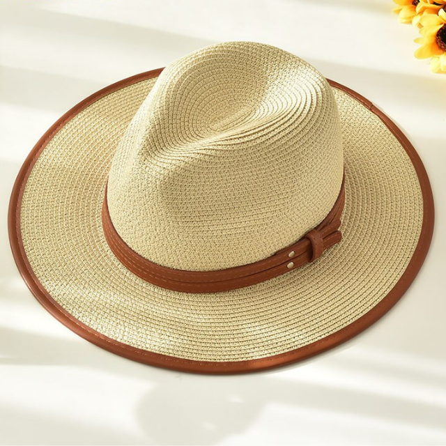Women's summer straw hat Panama style | La Parisienne