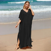 Women's Chic Black Beach Dress | The Parisian