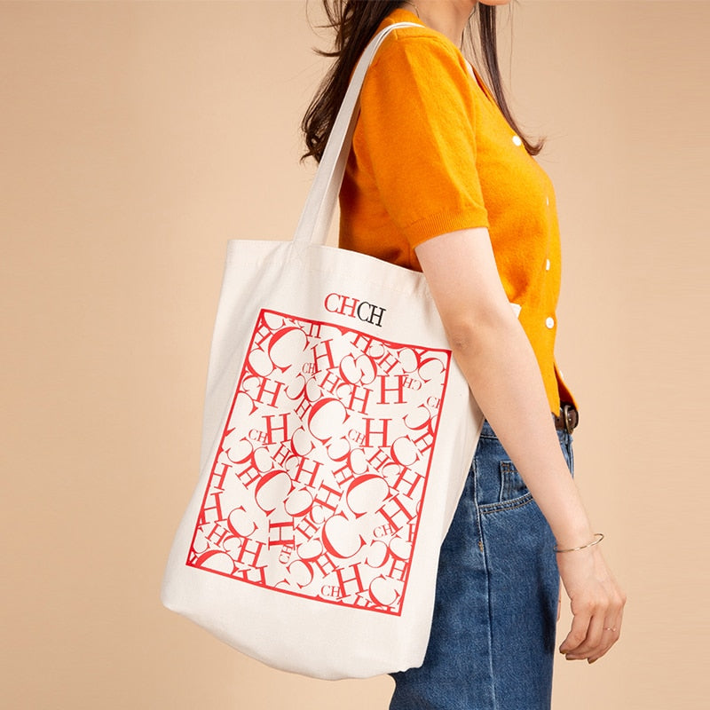 Women's Linen Flower Decoration Tote Bag | Zen Cart! La Parisienne