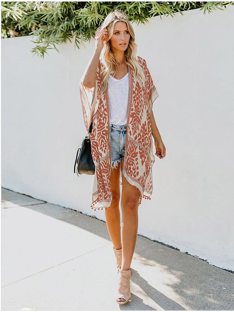 Bohemian Beach Kimono | La Parisienne
