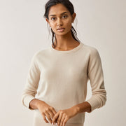 Simple and Distinguished Cashmere Sweater Woman | La Parisienne